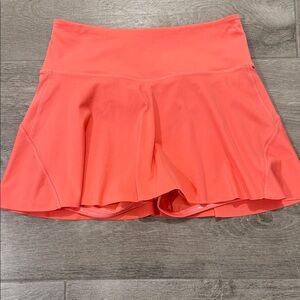 Athleta Women's Coral Tennis Skirt with shorts